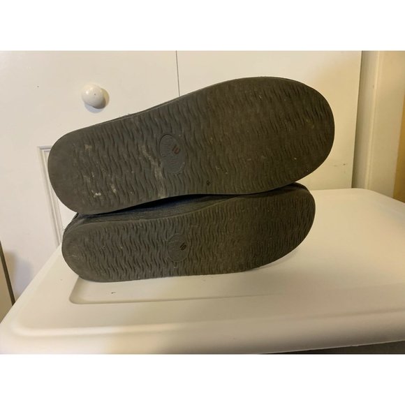 Bjorndal Zoe Mid Calf Boots Gray Leather Sheepskin Lined Pull On‎ 8M - Picture 11 of 11